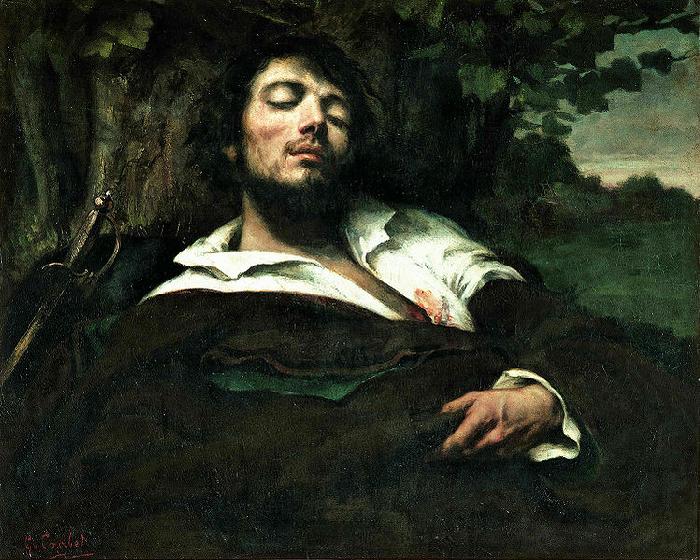 Gustave Courbet Wounded Man oil painting image